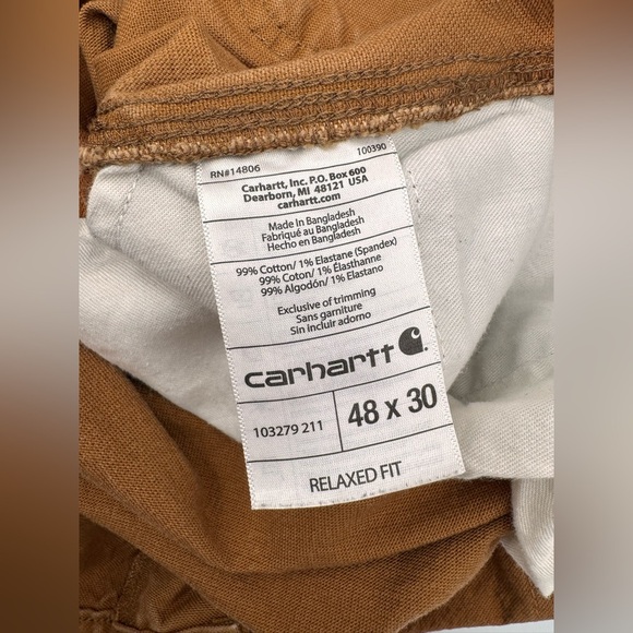 NWOT Carhartt Men’s Pants 48 x 30 - Picture 5 of 7